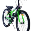 Volare Sportivo Kinderfahrrad – Jungen – 24 Zoll – Schwarz Grün – Zwei Handbremsen 5