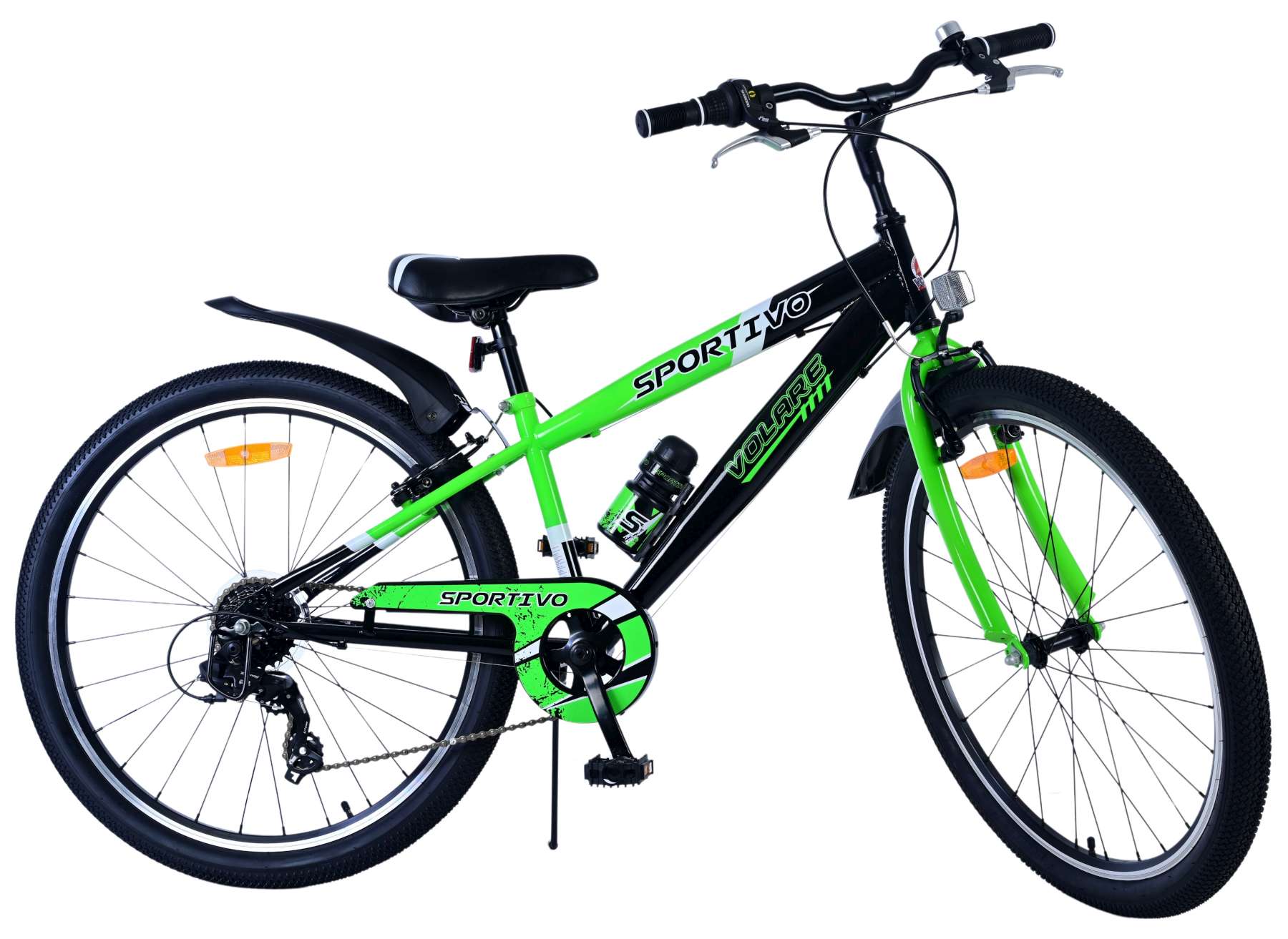 Volare Sportivo Kinderfahrrad – Jungen – 26 Zoll – Grün – 7 Gänge 11