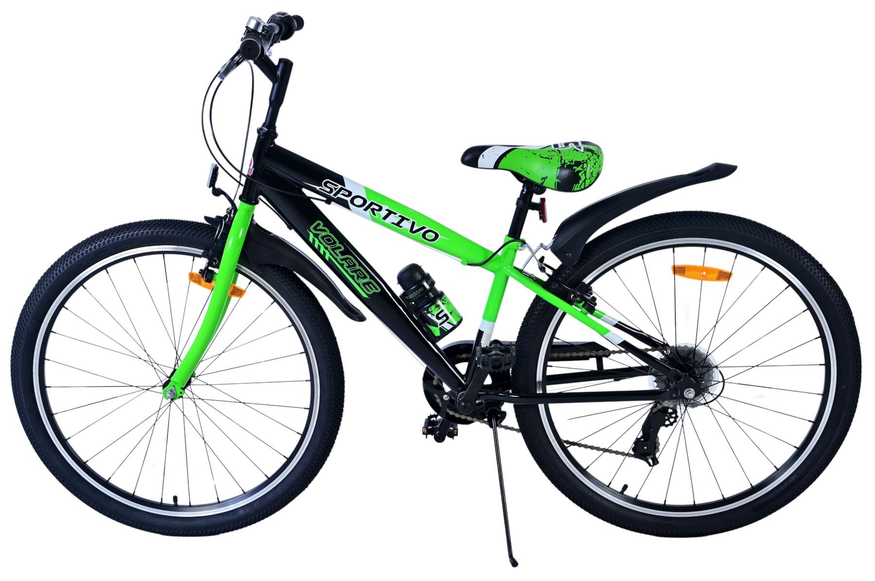 Volare Sportivo Kinderfahrrad – Jungen – 26 Zoll – Grün – 7 Gänge 8
