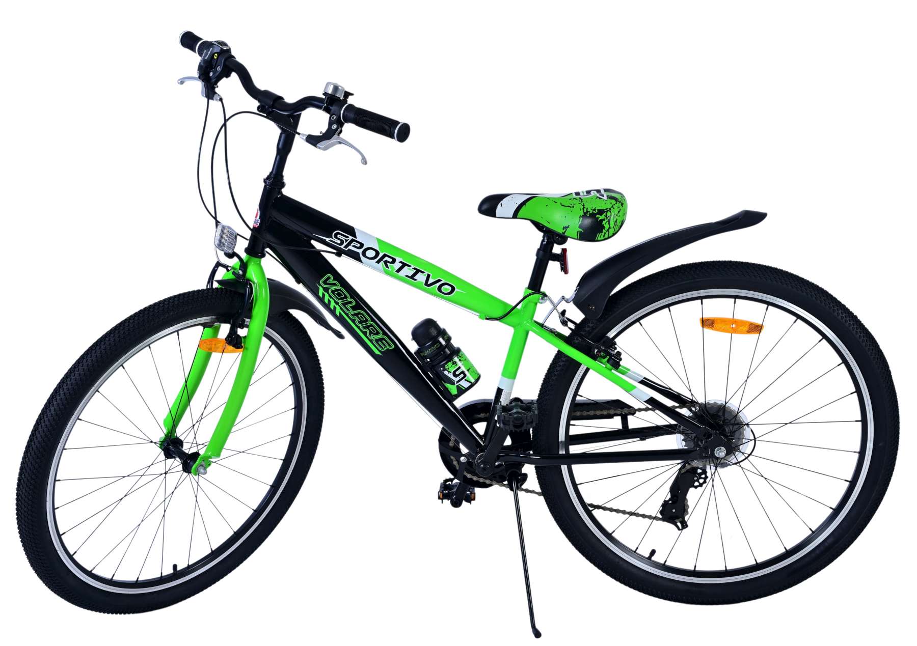 Volare Sportivo Kinderfahrrad – Jungen – 26 Zoll – Grün – 7 Gänge 9