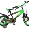 Volare Strike Kinderfahrrad - Jungen - 12 Zoll - Schwarz Grün