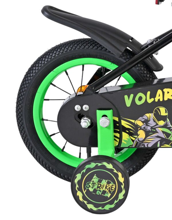 Volare Strike Kinderfahrrad - Jungen - 12 Zoll - Schwarz Grün
