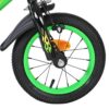 Volare Strike Kinderfahrrad - Jungen - 12 Zoll - Schwarz Grün