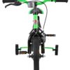 Volare Strike Kinderfahrrad - Jungen - 12 Zoll - Schwarz Grün
