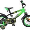 Volare Strike Kinderfahrrad - Jungen - 12 Zoll - Schwarz Grün