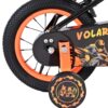 Volare Strike Kinderfahrrad - Jungen - 12 Zoll - Schwarz Orange