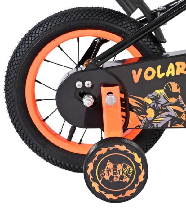 Volare Strike Kinderfahrrad - Jungen - 12 Zoll - Schwarz Orange