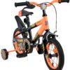 Volare Strike Kinderfahrrad - Jungen - 12 Zoll - Schwarz Orange