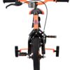 Volare Strike Kinderfahrrad - Jungen - 12 Zoll - Schwarz Orange