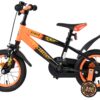 Volare Strike Kinderfahrrad - Jungen - 12 Zoll - Schwarz Orange