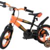 Volare Strike Kinderfahrrad - Jungen - 12 Zoll - Schwarz Orange