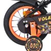 Volare Strike Kinderfahrrad - Jungen - 12 Zoll - Schwarz-Orange - Zwei Handbremsen