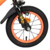Volare Strike Kinderfahrrad - Jungen - 12 Zoll - Schwarz-Orange - Zwei Handbremsen