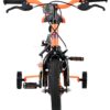 Volare Strike Kinderfahrrad - Jungen - 12 Zoll - Schwarz-Orange - Zwei Handbremsen