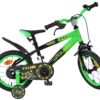 Volare Strike Kinderfahrrad - Jungen - 14 Zoll - Schwarz Grün