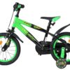 Volare Strike Kinderfahrrad - Jungen - 14 Zoll - Schwarz Grün