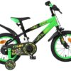 Volare Strike Kinderfahrrad - Jungen - 14 Zoll - Schwarz Grün