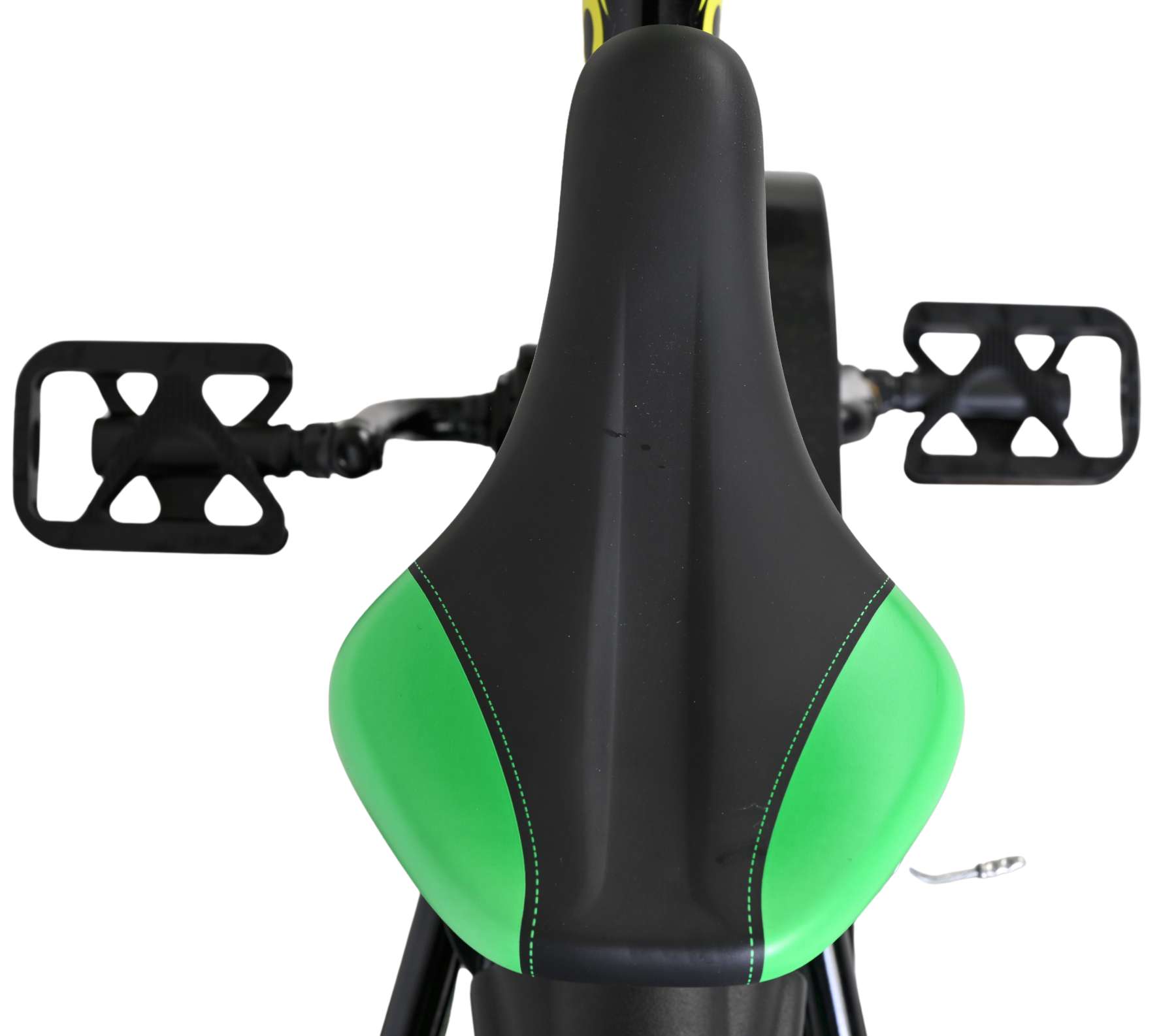 Volare Strike Kinderfahrrad - Jungen - 14 Zoll - Schwarz Grün - Zwei Handbremsen