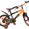 Volare Strike Kinderfahrrad - Jungen - 14 Zoll - Schwarz Orange