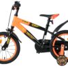Volare Strike Kinderfahrrad - Jungen - 14 Zoll - Schwarz Orange