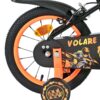 Volare Strike Kinderfahrrad - Jungen - 14 Zoll - Schwarz-Orange - Zwei Handbremsen