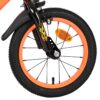 Volare Strike Kinderfahrrad - Jungen - 14 Zoll - Schwarz Orange - Zwei Handbremsen