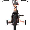 Volare Strike Kinderfahrrad - Jungen - 14 Zoll - Schwarz-Orange - Zwei Handbremsen