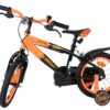 Volare Strike Kinderfahrrad - Jungen - 14 Zoll - Schwarz-Orange - Zwei Handbremsen