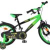 Volare Strike Kinderfahrrad - Jungen - 16 Zoll - Schwarz Grün