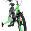 Volare Strike Kinderfahrrad - Jungen - 16 Zoll - Schwarz Grün