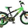 Volare Strike Kinderfahrrad - Jungen - 16 Zoll - Schwarz Grün