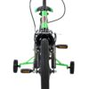 Volare Strike Kinderfahrrad - Jungen - 16 Zoll - Schwarz/Grün - Zwei Handbremsen 7