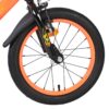 Volare Strike Kinderfahrrad - Jungen - 16 Zoll - Schwarz Orange