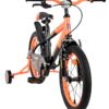 Volare Strike Kinderfahrrad - Jungen - 16 Zoll - Schwarz Orange
