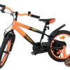 Volare Strike Kinderfahrrad - Jungen - 16 Zoll - Schwarz Orange