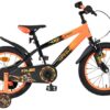 Volare Strike Kinderfahrrad - Jungen - 16 Zoll - Schwarz Orange