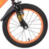 Volare Strike Kinderfahrrad - Jungen - 16 Zoll - Schwarz Orange - Zwei Handbremsen