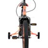 Volare Strike Kinderfahrrad - Jungen - 16 Zoll - Schwarz Orange - Zwei Handbremsen