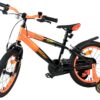 Volare Strike Kinderfahrrad - Jungen - 16 Zoll - Schwarz-Orange - Zwei Handbremsen