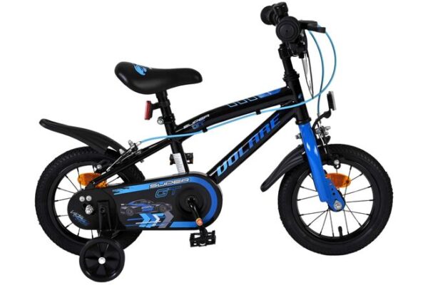 Volare Super GT Kinderfahrrad - Jungen - 12 Zoll - Blau - Zwei Handbremsen