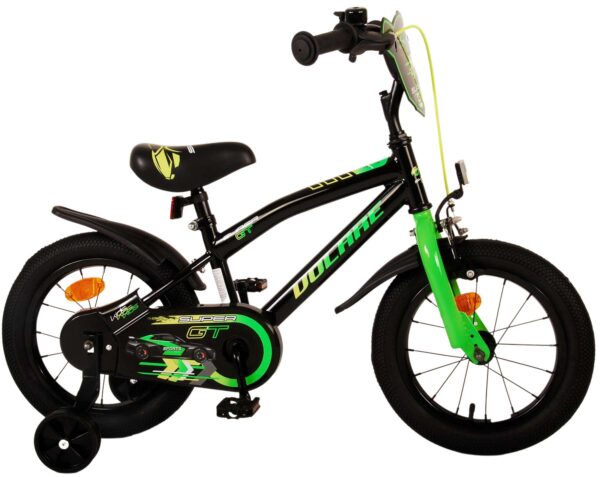 Volare Super GT Kinderfahrrad - Jungen - 14 Zoll - Grün - Zwei Handbremsen