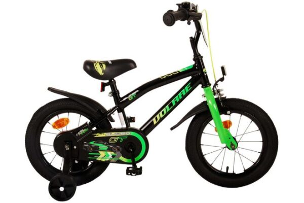 Volare Super GT Kinderfahrrad - Jungen - 14 Zoll - Grün - Zwei Handbremsen