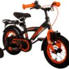 Volare Thombike Kinderfahrrad – Jungen – 12 Zoll – Schwarz Orange 10