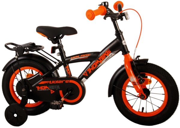 Volare Thombike Kinderfahrrad – Jungen – 12 Zoll – Schwarz Orange 2
