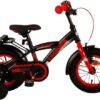 Volare Thombike Kinderfahrrad – Jungen – 12 Zoll – Schwarz Rot
