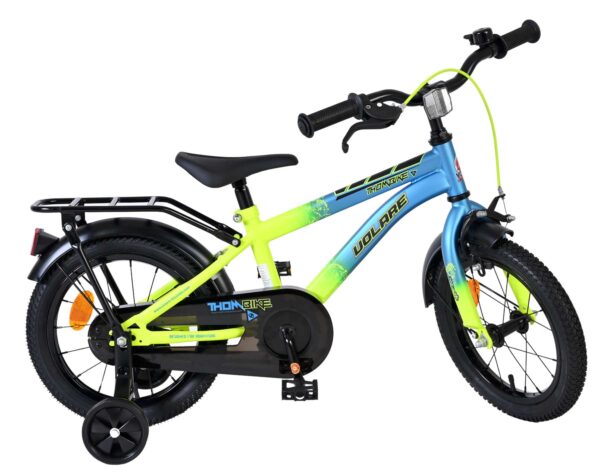 Volare Thombike Kinderfahrrad - Jungen - 14 Zoll - Blau/Gelb