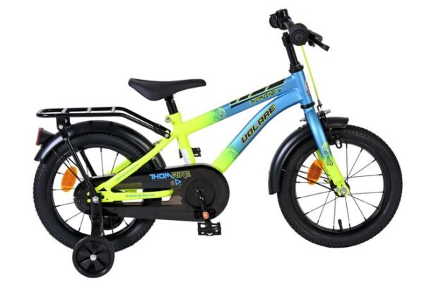 Volare Thombike Kinderfahrrad - Jungen - 14 Zoll - Blau/Gelb