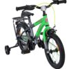 Volare Thombike Kinderfahrrad - Jungen - 14 Zoll - Grün/Grau