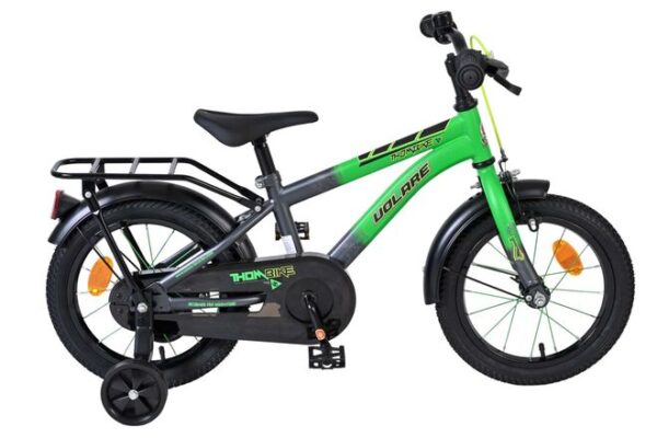 Volare Thombike Kinderfahrrad - Jungen - 14 Zoll - Grün/Grau