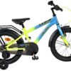Volare Thombike Kinderfahrrad – Jungen – 16 Zoll – Blau-Gelb